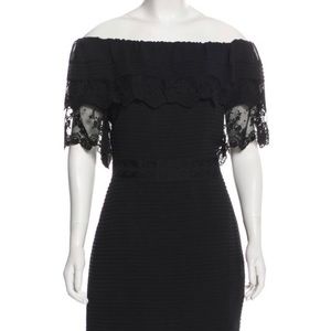 Alice by Temperly black lace mini-dress